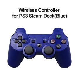 Bleu - Manette De Jeu Sans Fil Bluetooth Pour Sony Playstation 3, Manette Ps3, Manette De Jeu Pc Super Mince, Contrôle De Console De Jeu, 6 Axes