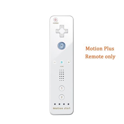 Télécommande Blanche - Télécommande Intégrée Motion Plus Pour Nintendo Wii Contrôleur Wii Télécommande Nunchuck Wii Motion Plus Contrôleur Manette De Jeu Sans Fil