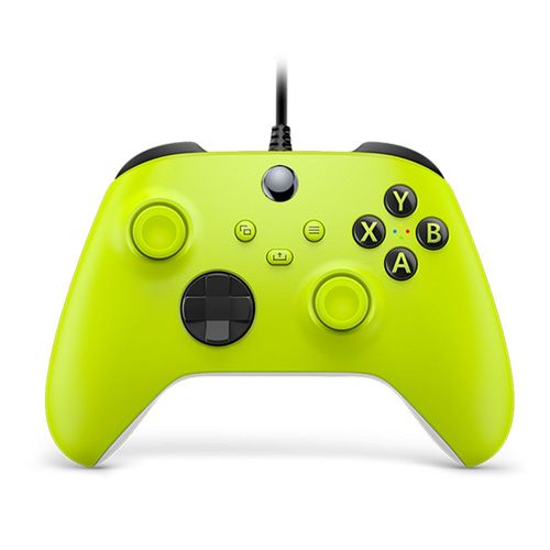 Jaune - Manette Filaire Pour Xbox Series X S, Manette De Jeu, Manette De Jeu Vidéo, Manette Pc, Contrôle Des Touristes, Vibration