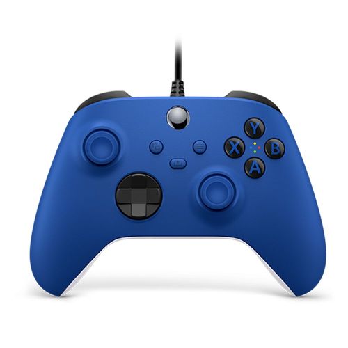 Bleu - Manette Filaire Pour Xbox Series X S, Manette De Jeu, Manette De Jeu Vidéo, Manette Pc, Contrôle Des Touristes, Vibration