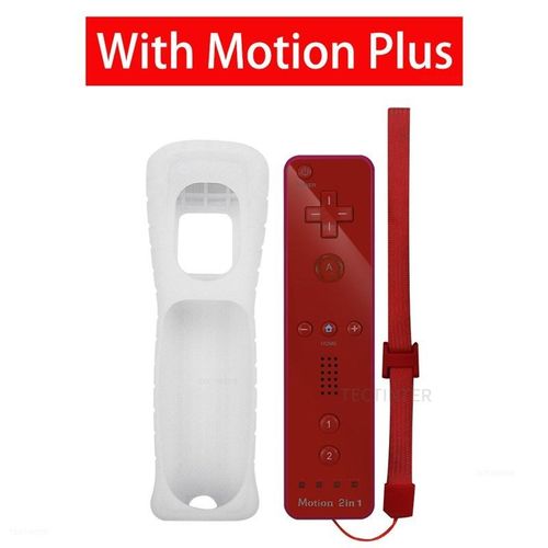 Rouge Avec Le Boîtier - Wireless Controle Remote Controller Without Motion Plus For Nintendo Wii Bluetooth Remote For Wii Gamepad Controller