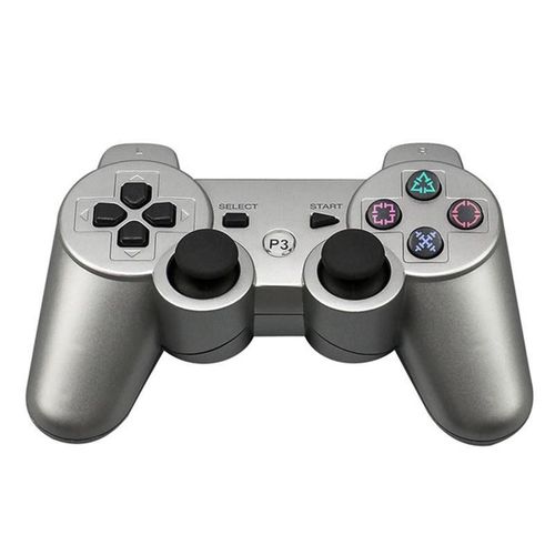 Argent - Manette Sans Fil Compatible Bluetooth Pour Sony Ps3, Manette De Jeu Pour Play Station 3, Télécommande Joystick Pour Sony Playstation 3