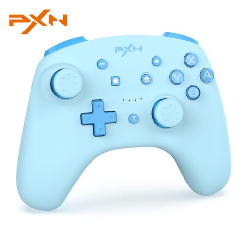Bleu Ciel - Manette Sans Fil Pxn 9607x, Support De Réveil Ndavid Amiibo, Manettes De Jeu Pour Nintendo Switch Lite Switch Oled Pc Windows Ios 16