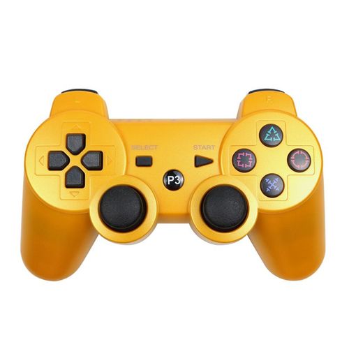 Or - Manette De Jeu Sans Fil Pour Ps3, Manette De Console, Manette Pc Usb, Accessoire Joypad
