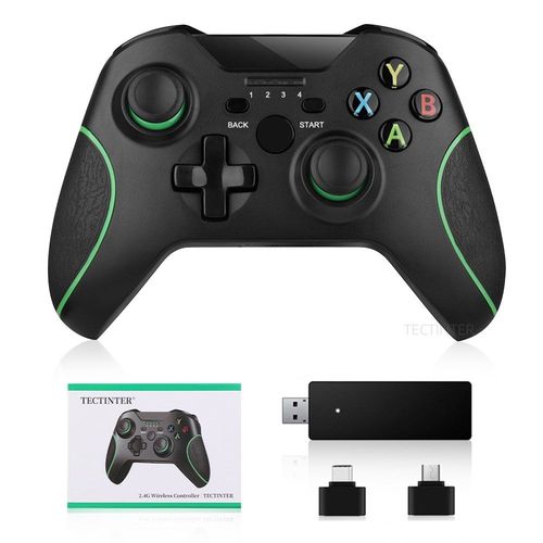 Avec Adaptateur-Boîte - Manette De Jeu Sans Fil, 2.4 Ghz, Pour Console Xbox One, Pc, Smartphone Android, Ps3