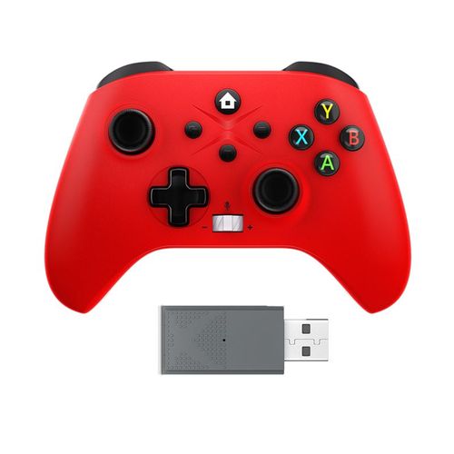 Rouge - Manette Sans Fil Pour Xbox One Series S/ X, 2.4g, Support Pc, Windows, Ajout Turbo Prédire, Vibration 6 Axes, Commandes, Livraison Gratuite