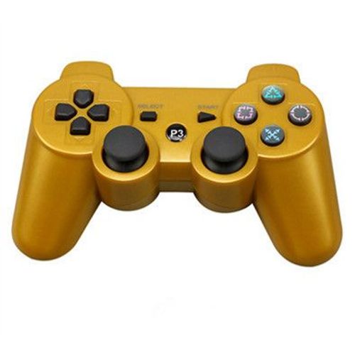 Or - Manette De Jeu Sans Fil Bluetooth Pour Console Sony Ps3, Joystick Pour Pc