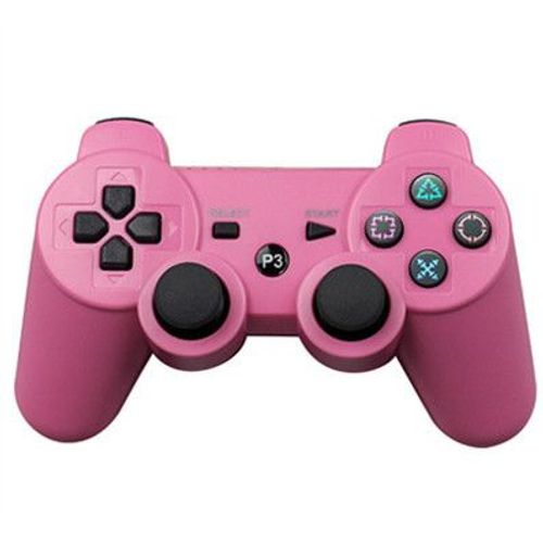 Rose - Manette De Jeu Sans Fil Bluetooth Pour Console Sony Ps3, Joystick Pour Pc