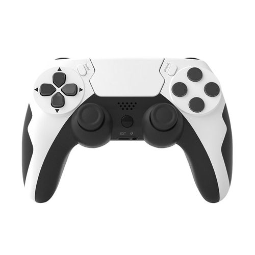 Blanc Noir - Manette De Jeu Sans Fil Bluetooth À Double Vibration, 6 Axes, Avec Pavé Tactile, Microphone, Port Pour Écouteurs, Pour Ps4, Ps3, Pc, Nouveauté