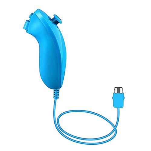 Bleu Gauche - Télécommande Sans Fil Motion Plus, Accessoires De Jeu Vidéo, Contrôleur 2 En 1, Nintendo Wii, Wii U, Télécommande, Droit De Magasins