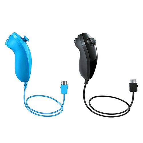 Blue-Noir Droit - Télécommande Sans Fil Motion Plus, Accessoires De Jeu Vidéo, Contrôleur 2 En 1, Nintendo Wii, Wii U, Télécommande, Droit De Magasins