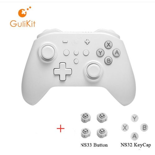 Ensemble Blanc 3 - Manette De Jeu Sans Fil Kingkong Ns09 Pro 2, Bluetooth, Contrôleur De Jeu Pour Ns Switch, Pc, Ios, Téléphone Android, Tv, Manette De Jeu