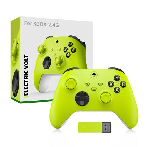 Jaune - Manette De Jeu Sans Fil Pour Xbox Series X Et S, 2.4g, Vibration 6 Axes, Poignée De Jeu Avec Fonction Turbo, Manette De Jeu Coordonnante, Contrôle Sans Fil