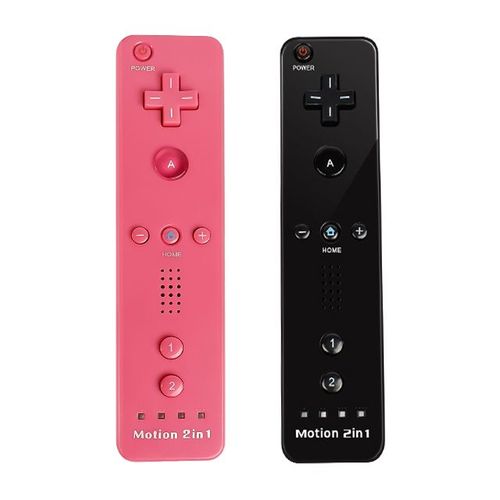 Black Rouge Droit - Télécommande Sans Fil Motion Plus, Accessoires De Jeu Vidéo, Contrôleur 2 En 1, Nintendo Wii, Wii U, Télécommande, Droit De Magasins