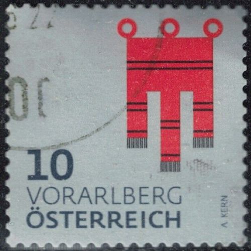 Autriche 2018 Oblitéré Used Coat Of Armes Armoiries Vorarlberg Y&t At 3228 Su