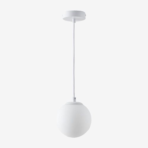 Plafonnier Avec Boule En Verre (Ø12 Cm) Uvol Blanc