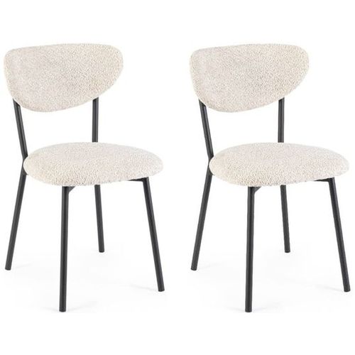 Chaise Lot De 2 Chaises Ludmilla Naturel
