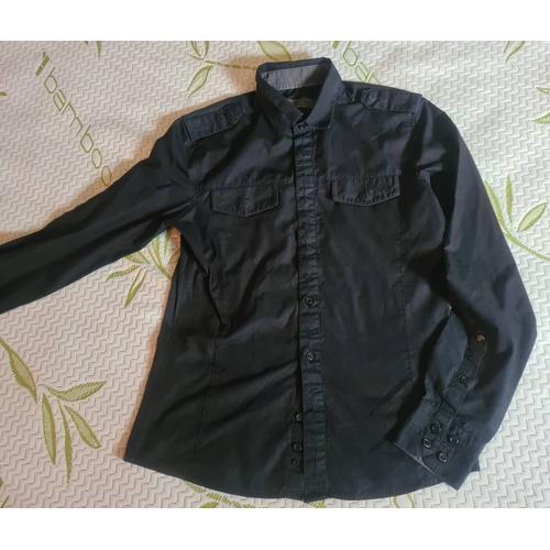 Chemise Noire Bonobo Jeans Pour Homme Sexy Taille S Impeccable Comme Neuve