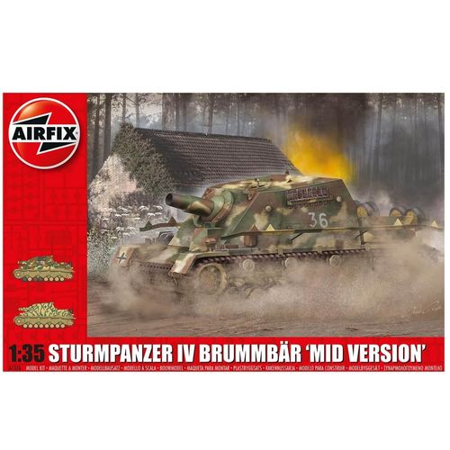 Maquette Char : Sturmpanzer Iv Brummbar "Mid Version"-Airfix