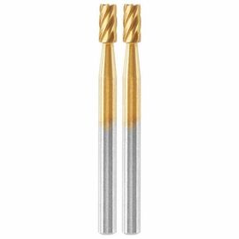 Lot de 2 fraises à graver en acier cylindrique Dremel Max 194 pour bois - Ø 3,2mm