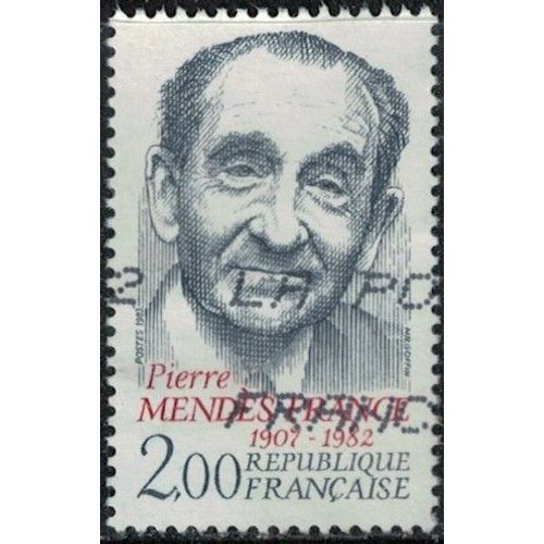 France 1983 Oblitéré Used Pierre Mendès France Homme Politique Y&t Fr 2298 Su