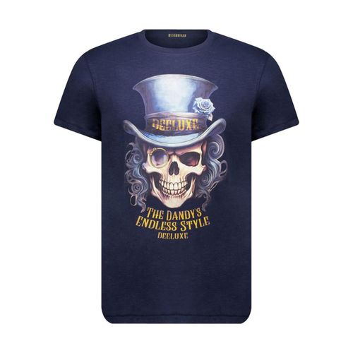Tee Shirt Manches Courtes Deeluxe Dandy Ts M Bleu Marine