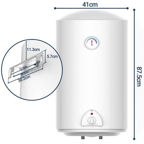 lampe de contrôle protection anti-gel Chauffe-eau Gorenje EEK D 2 kW thermomètre TGR 80 D. résiste à la pression blanc 80 L réservoir intérieur en émail 1 pièce 