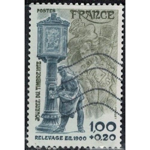 France 1978 Oblitéré Used Relevage En 1900 Journée Du Timbre Y&t Fr 2004 Su