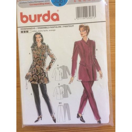 Patron Burda 3061 Tailleur Pantalon