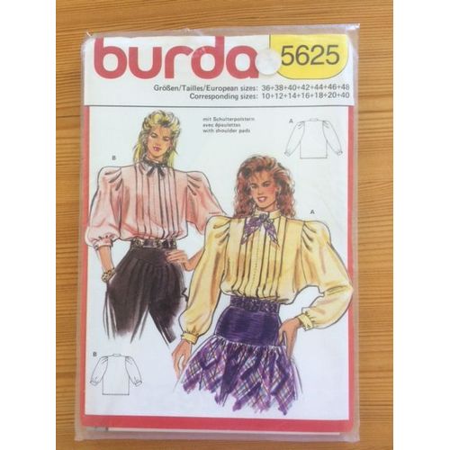 Patron Burda 5625 Chemisier