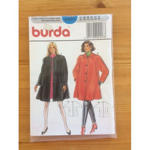 Patron Burda 4457 Manteau