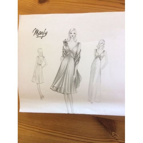 Patron Marfy 1765 Robe Habillee
