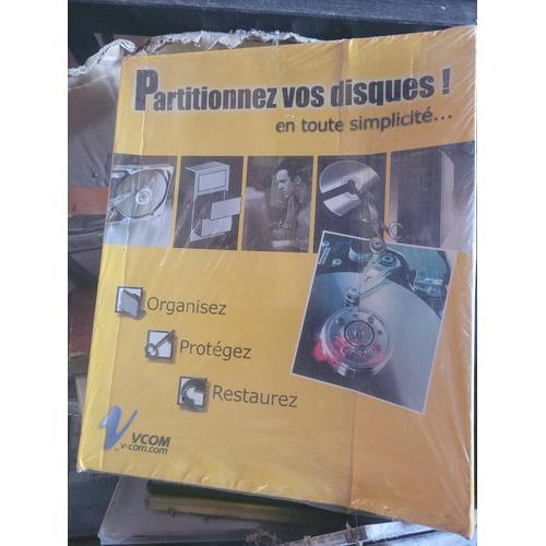 Vcom Partitionnez Vos Disques! - (V. 10) - Version Boîte - 1 Utilisateur - Cd - Linux, Win - Français)