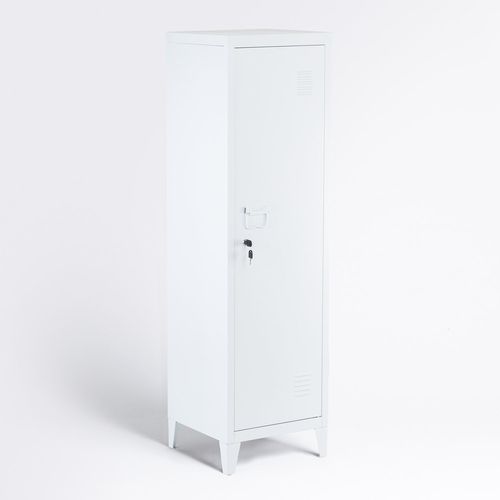 Armoire De Casier En Acier Pohpli Blanc Gardenia