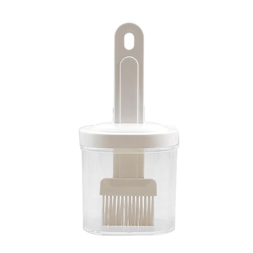 Brosse À Barbecue Écologique Résistante Aux Hautes Températures Avec Couvercle Anti-Poussière, Outil De Cuisine Utile Pour La Cuisson À L'huile