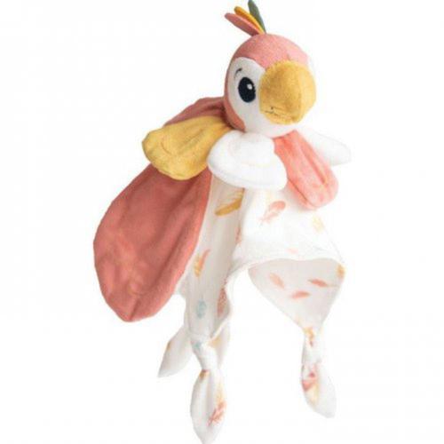 Doudou Perroquet Happy Domiva Peluche Jouet Mouchoir Plat Bébé Mixte Soft Toy Comfort Baby Perrot Happy Plush