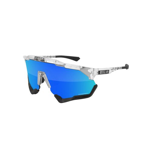 Lunettes Scicon Aeroshade Xl Scnpp Verre Multi-Reflet Bleues - Bleu / Blanc