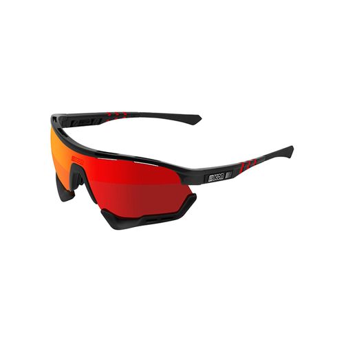 Lunettes Scicon Aerotech Scnpp Verre Multi-Reflet Rouges - Rouge / Noir