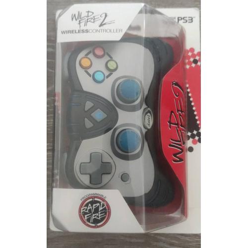 Manette Ps3 Sans Fil Turbo, Robuste Avec Led