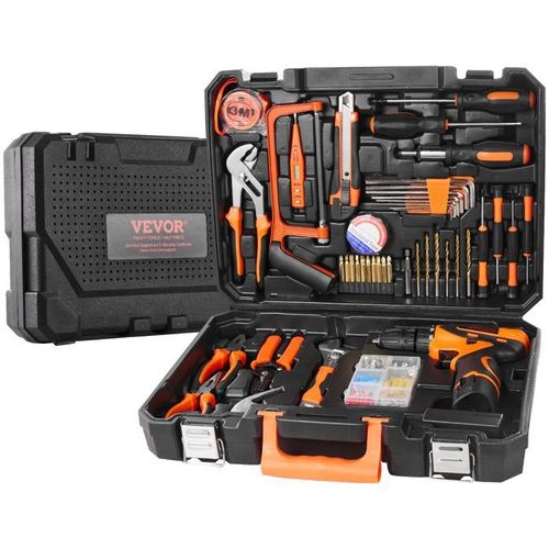 kit d'outils de Réparation Domestique-VEVOR-146 Pièces-Acier de Haute Qualité-pour Entretien de la Maison, Réparation d'auto