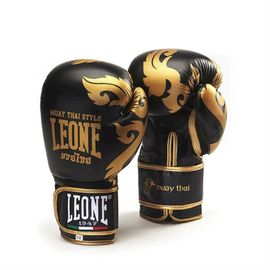Gants De Boxe Leone Muay Thai 14 Oz - Noir