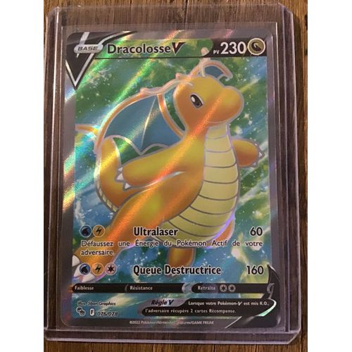 Dracolosse V Full Art 076/078 Série Pokémon Go