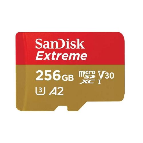 SANDISK 256GO EXTREME Classe 10 UHS-I U3 A2 190MB/S MICRO SDXC SD XC Carte Mémoire