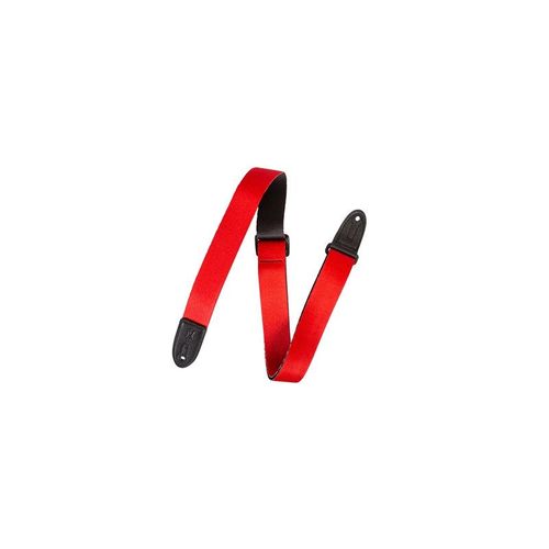 Levy's Mpjr-Red - Courroie Kid Pour Ukulélé Ou Mandoline Polypropylène Embout Cuir - Rouge
