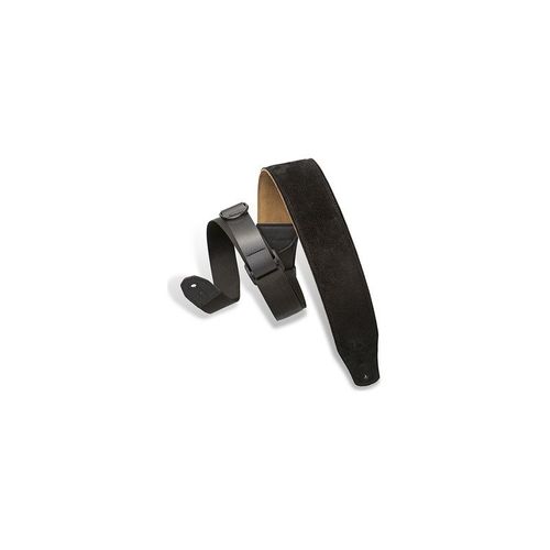 Levy's Mrhsp-Blk - Courroie Ripchord Daim Surpiquée - Black