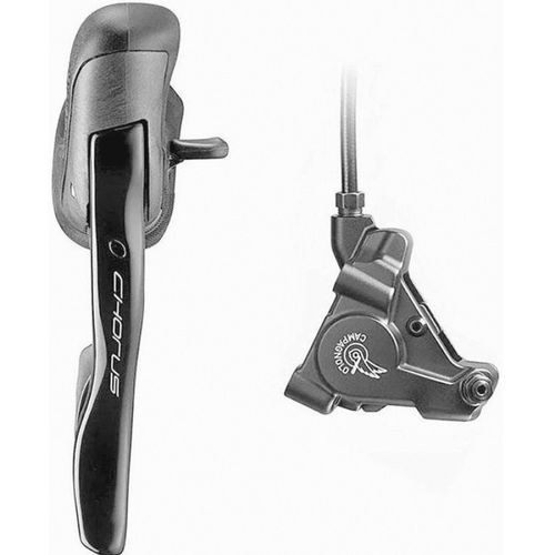 Manette Frein Gauche Et Dérailleur Arrière Campagnolo Super Record Eps Hydr.2v 140 Mm Pince Av Flat Mount