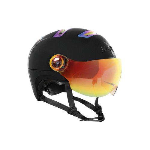 Casque Vélo Urbain Kask Urban R - Rainbow - Noir / Bleu / Orange - Taille 54/59 Cm - M/L