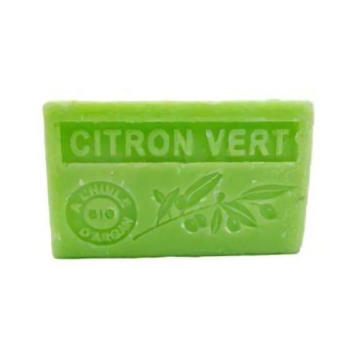 Savon Parfumé Marseille Huile Argan Bio Citron Vert 100g 
