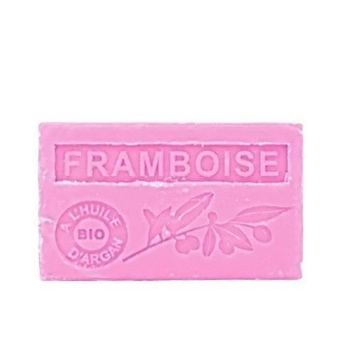 Savon Marseille Parfumé Framboise Huile Argan Bio 100g 