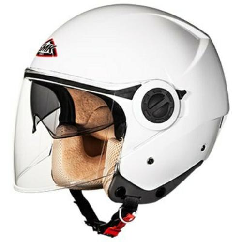 Casque Moto Jet Smk Cooper - Blanc - Xs